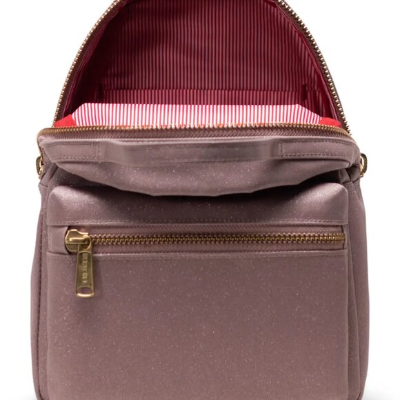Herschel Nova Ash Rose Sparkle Backpack | Mini - 9L/NIP - Picture 4 of 7